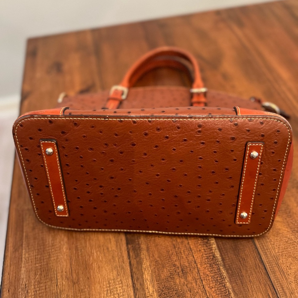 Dooney & Bourke| Domed Ostrich Satchel - Picture 5 of 11